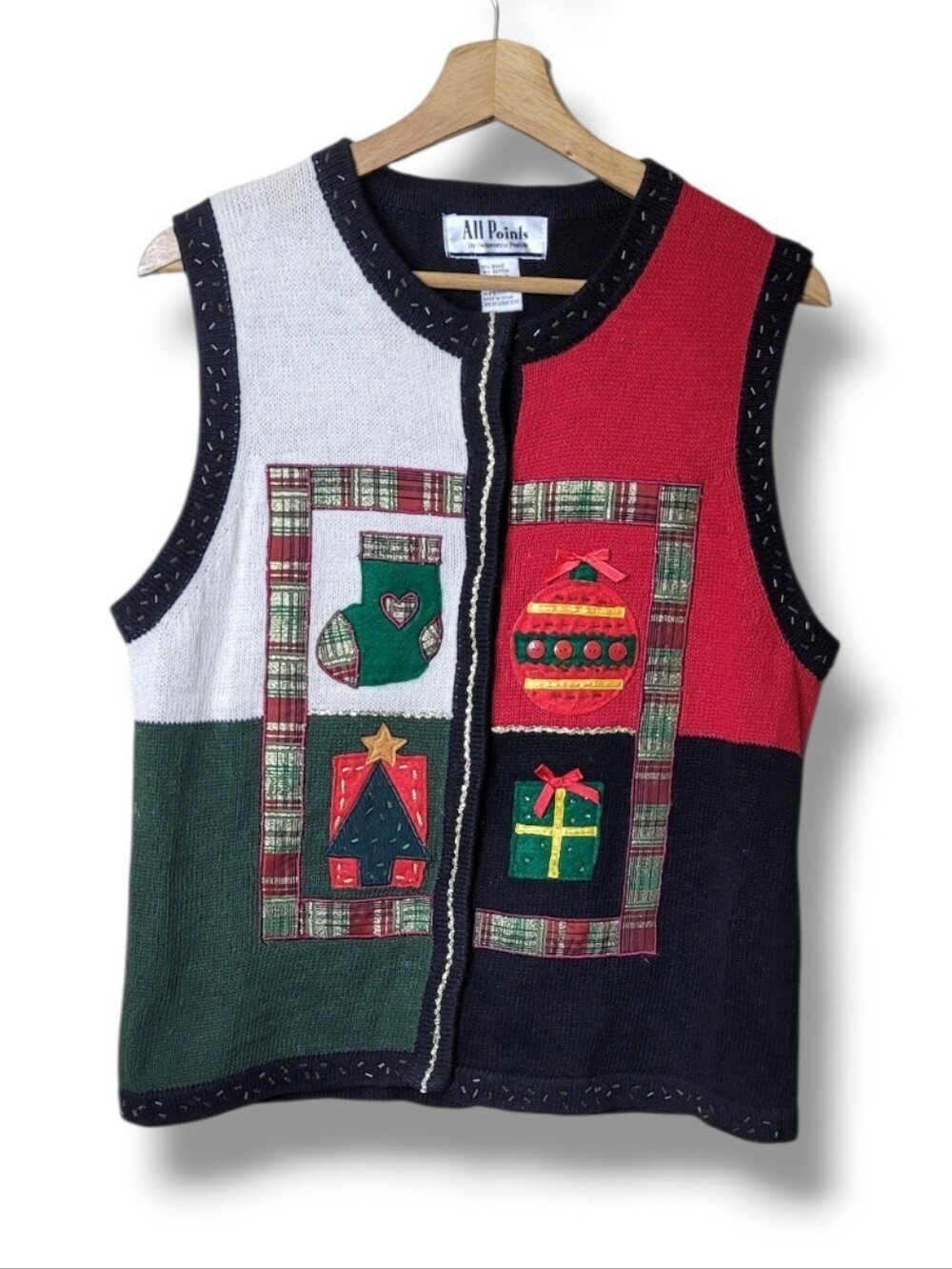 All Points Christmas Sweater Vest